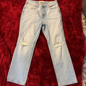 WRANGLER High Rise True Straight Distressed Women’s Jeans 8x30